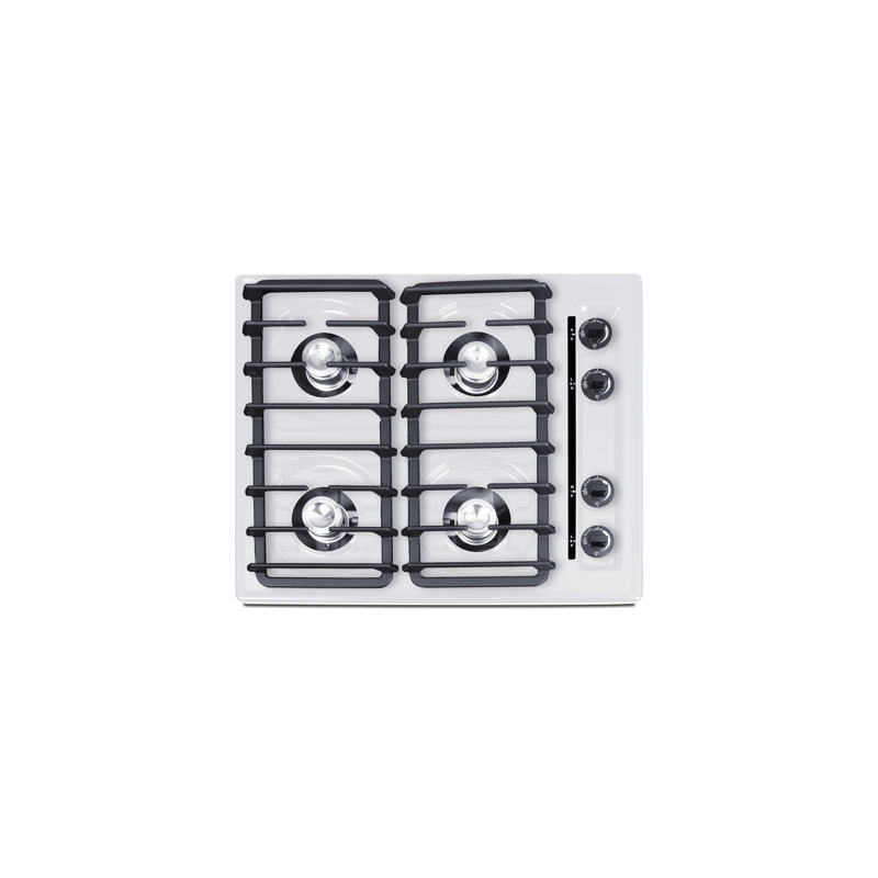 24" Wide 4-Burner Gas Cooktop