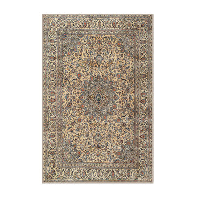 Tapis crème / sud-ouest en laine Laisha
