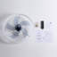Ventilateur de plafond avec lumière - encastré moderne intérieur à DEL 20 po à intensité variable-817560733