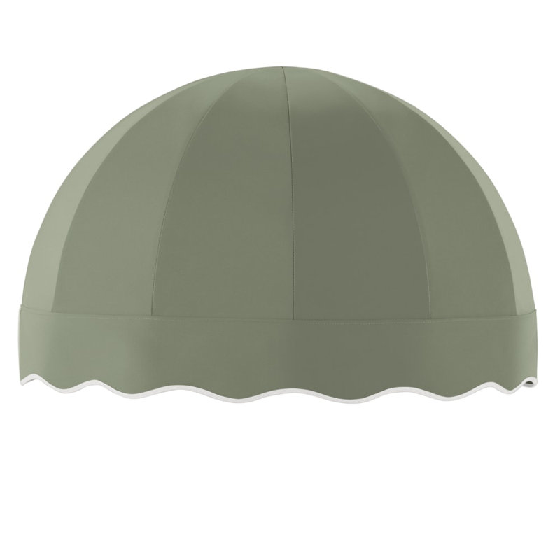 Awntech Bostonian Acrylic Fabric Fixed Awning, 32.25" H x 52.5" W x 26.25" D, Sage