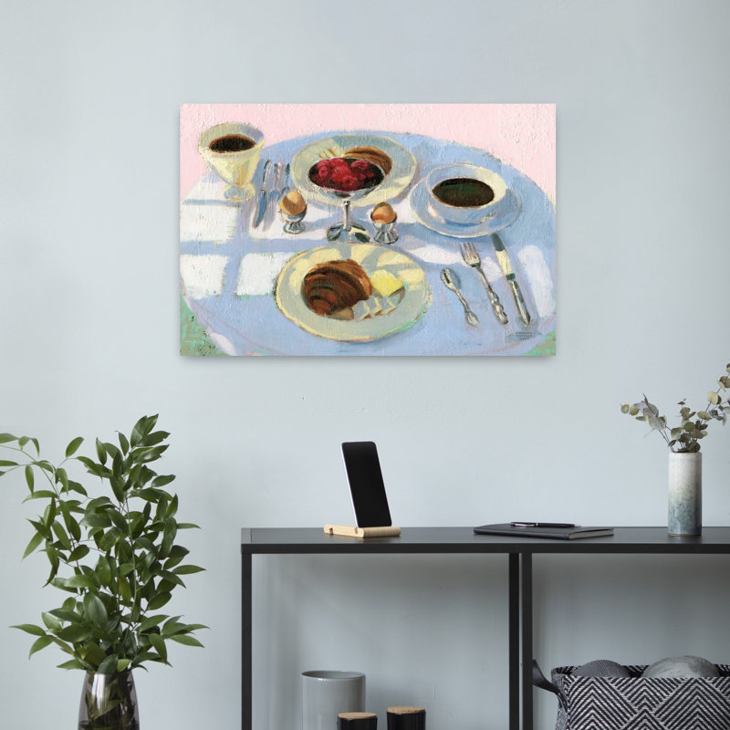 «Table I», impression murale contemporaine, H 16 po x l 24 po