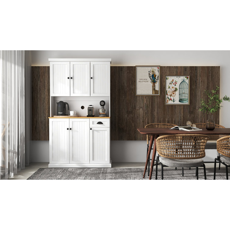 Elinna 48.4 Kitchen Pantry Winston Porter Finish: White