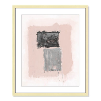 Pink, Black And Silver Shimmer II by Casa Fine Arts