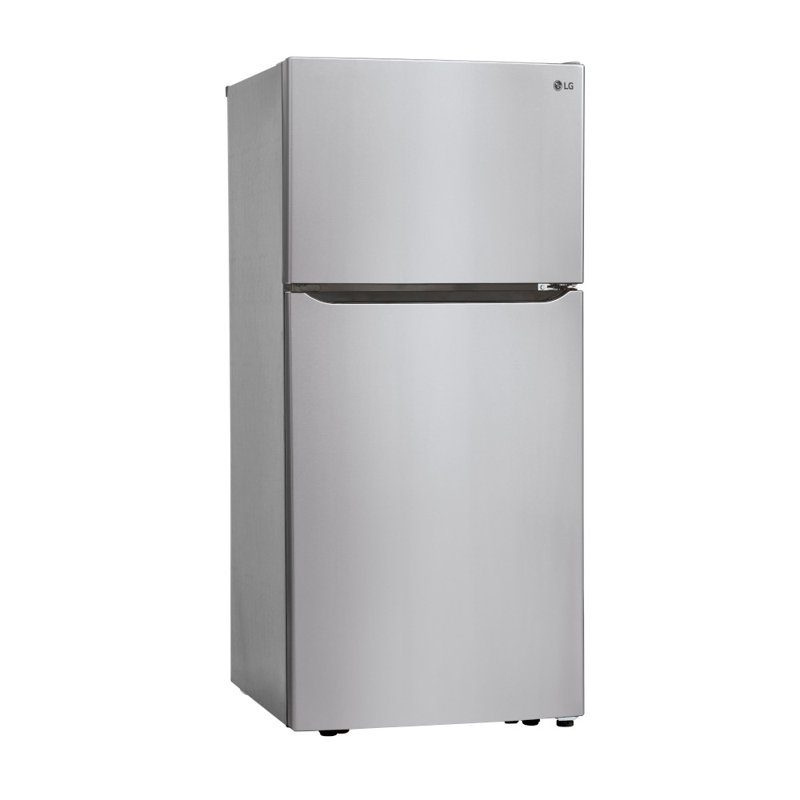 LG Top Freezer Refrigerator with Reversible Door, Reversible Door, 20 cu. ft., Stainless Steel