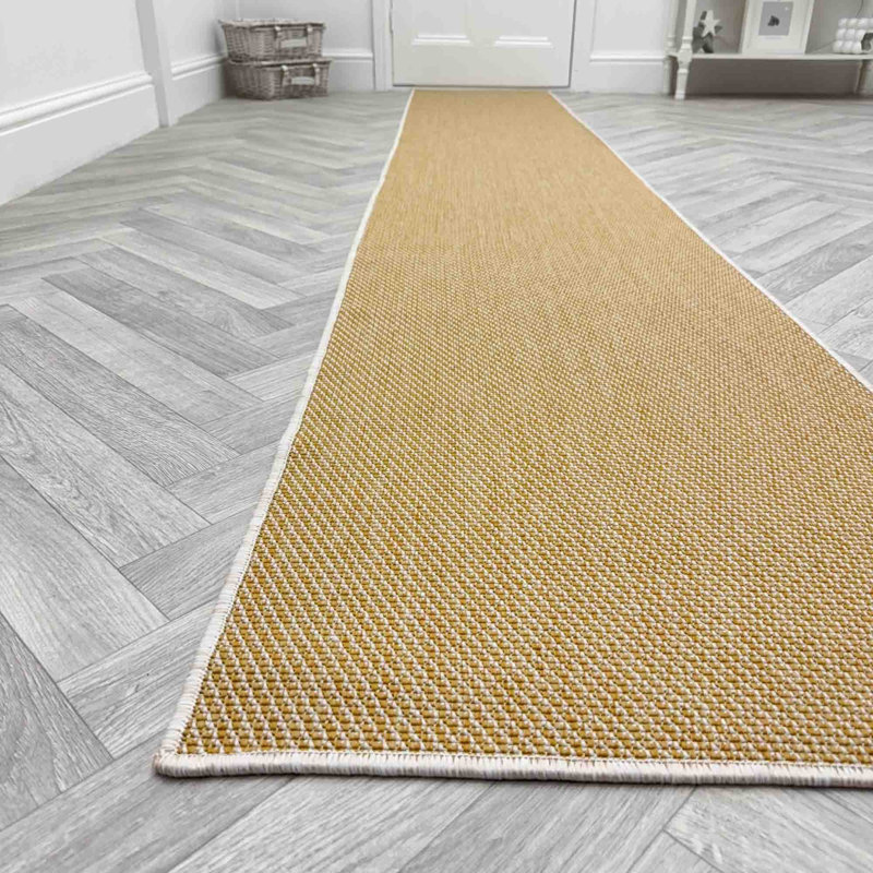 Runner Solid Colour Flatweave Area Rug, Runner 60 x 150 cm
