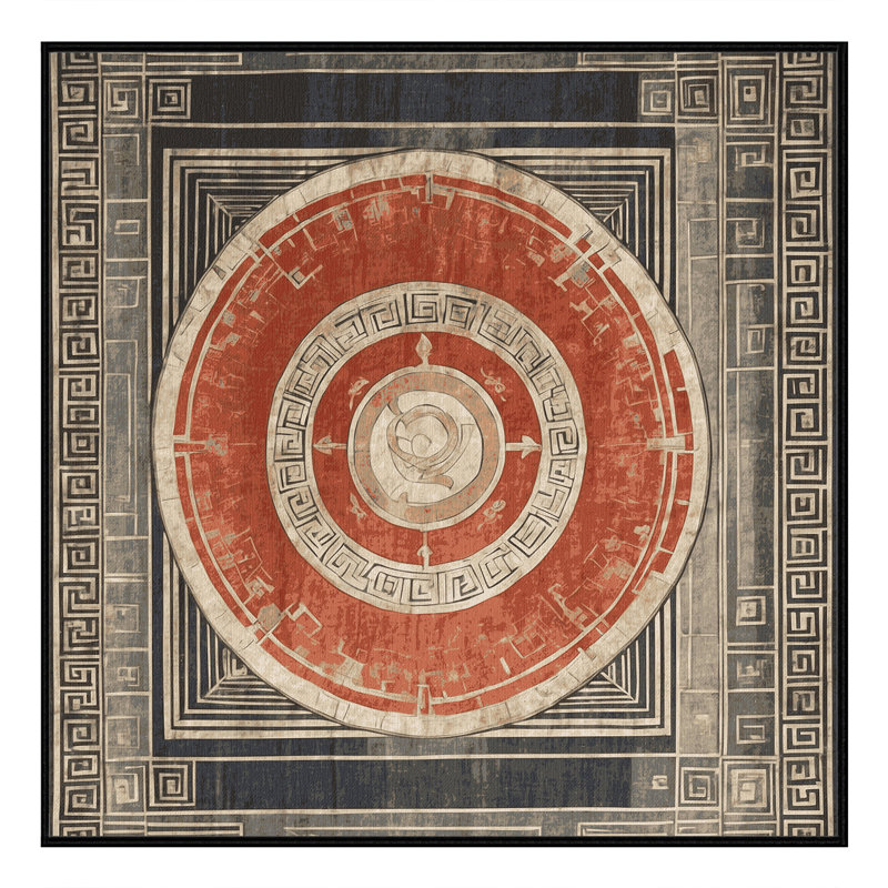 Parthenon Glow Rug, Square 4'