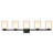 Oslo 5 - Light Dimmable LED Matte Black Vanity Light
