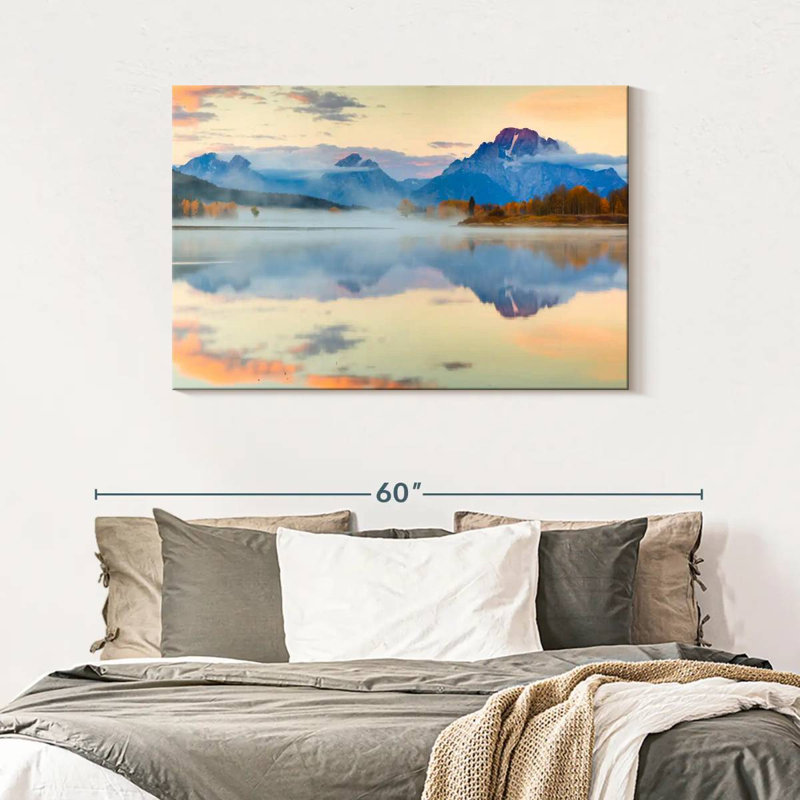 Alvord Hazy Grand Teton, H 30 po x l 45 po