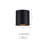 Barstis 6 in. Matte Black Modern Flush Mount with Metal Shade for Hallways
