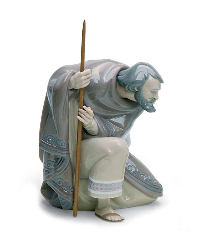 Figurine saint joseph, Gris