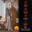 Squelette animé de 6 pi avec décorations d'Halloween d'intérieur