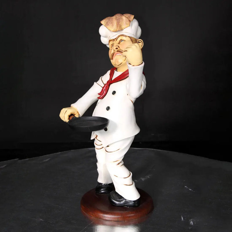 Pancake Chef Small Statue