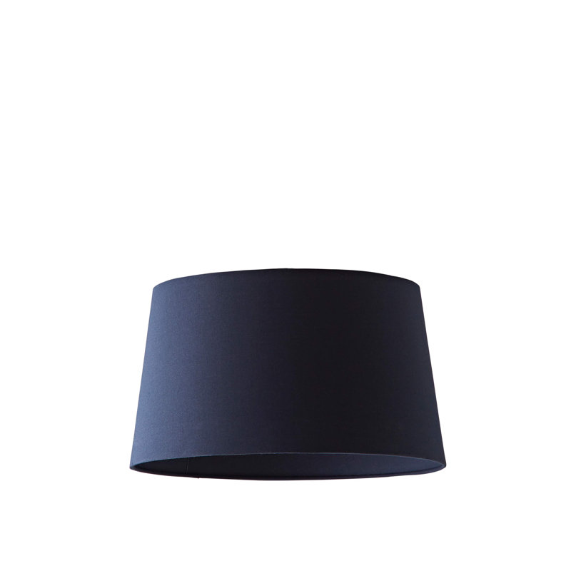 Syaira Cone Cotton Lamp Shade ( Slip-On ), 20cm H x 36cm W x 36cm D, Blue