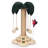 19.68” Cat Tree With Sial Scratching Post ，Catnip Ball＆Feather