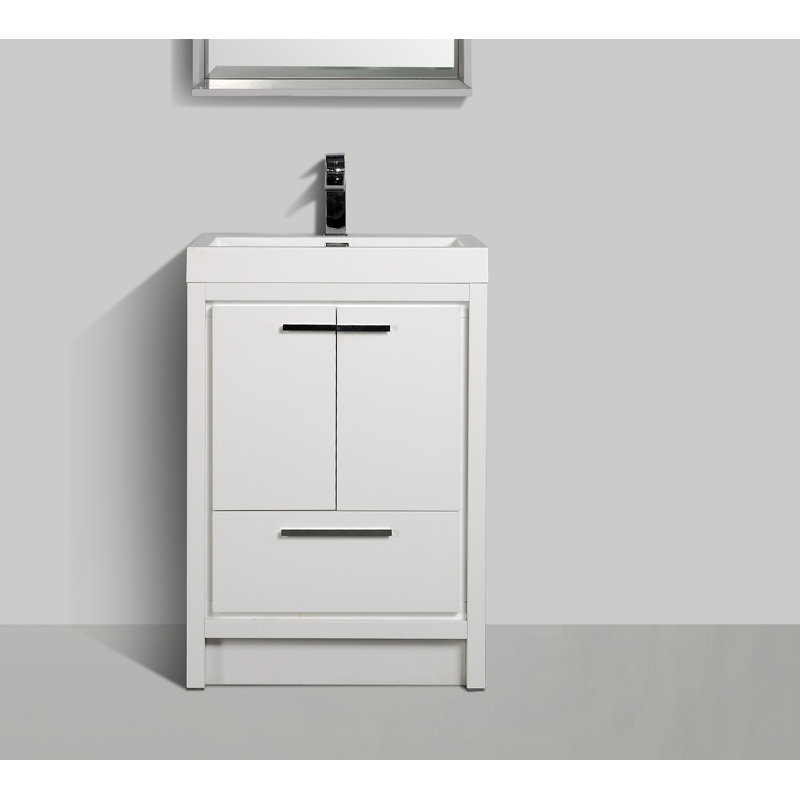 Ensemble de meuble-lavabo simple 35 po Prairie Grove, Blanc