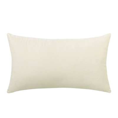 Solid Colour Velvet Reversible Throw Pillow