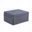 Canapés | Canapé-lit futon convertible moderne, dossier réglable pour les petits espaces | Gris | Métal-1423063071