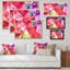 «Red Mauve», art mural moderne sur toile-1619412496-1619412503
