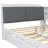 Wood Full Size Platm Bed Frame With Trundle, Shelves And Storage Headboard-1936457762
