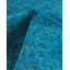 Tapis unique noué à la main Fine Vibrance - bleu, 4 pi 3 po x 6 pi 3 po