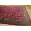 Antique Floral Art Deco Design Chinese Purple / Lavender / Mauve Color Rug