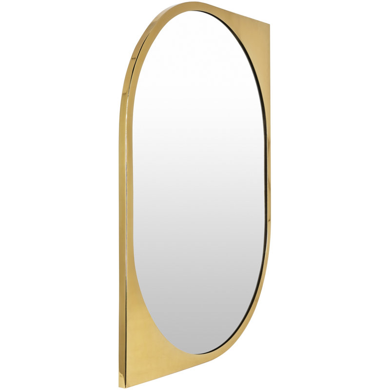 Esyal Metal Arch Wall Mirror, 36" H x 24" W