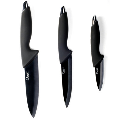 Ozeri Elite Chef Ceramic 3 Piece Ceramic Assorted Knife Set