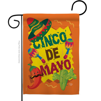 Double Sided Polyester Cinco De Mayo