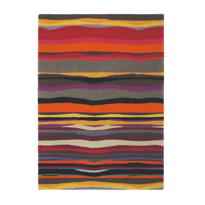 Estella Hand Tufted Wool Abstract Area Rug