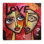 «Love in Crimson II», art mural sur toile tendue