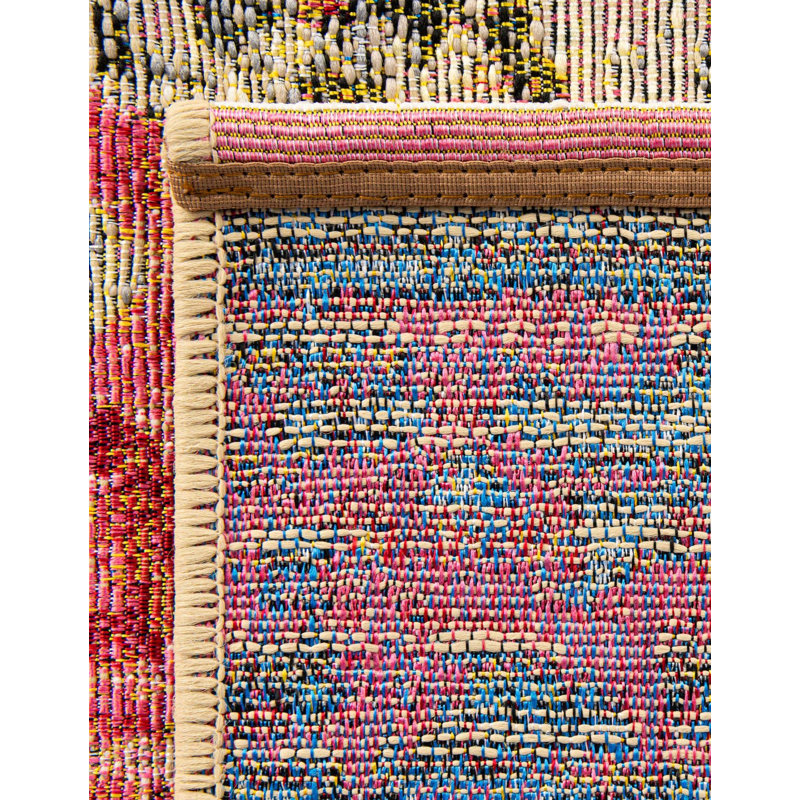 Tapis d'extérieur traditionnel, Rectangle 5 pi 1 po x 8 pi