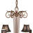 Lindsay 6 - Light Dimmable Empire Chandelier