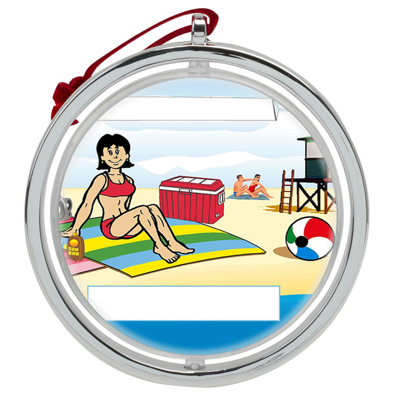 Ornement de Noël personnalisable pour bronzer à double face, Oui