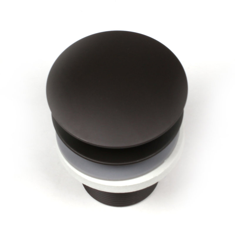 Integrated Overflow Drain 1-1/2 in. NPSM Coarse Thread Tip-Toe Mechanism with ABS Adapter, Oil Rubbed Bronze
