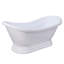 Baignoire à piédestal en acrylique sur pied 69 po Kingston Eden