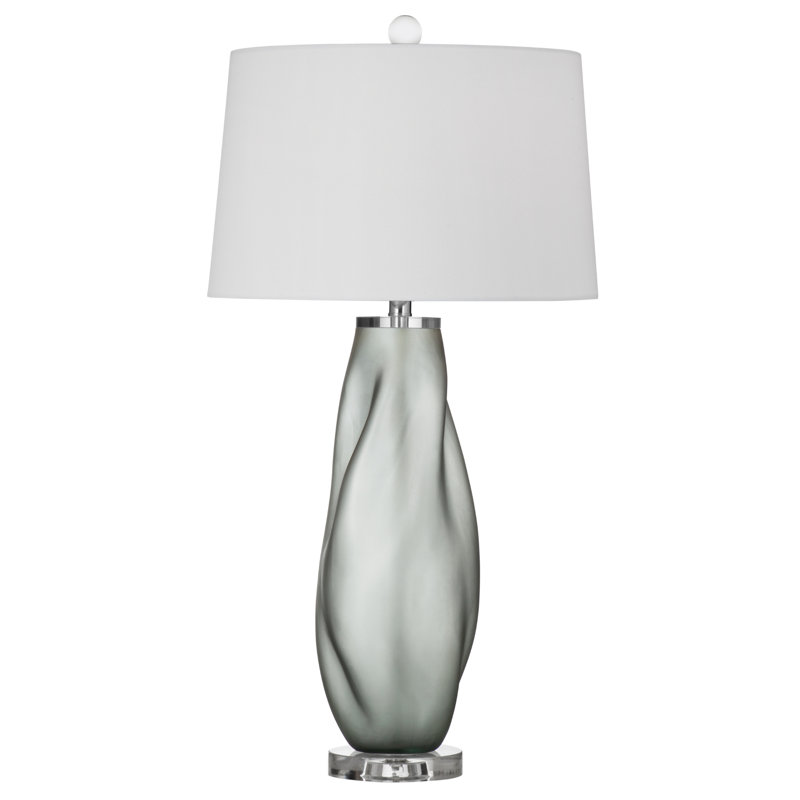 Lampe de table en verre Holyn