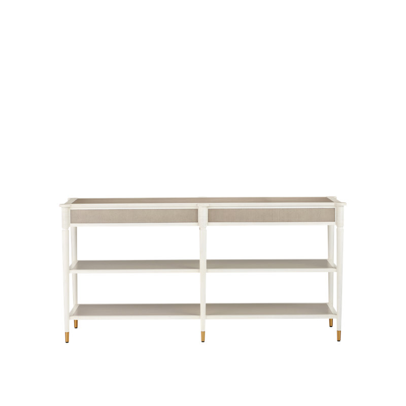 Console en bois massif 67 po Aster