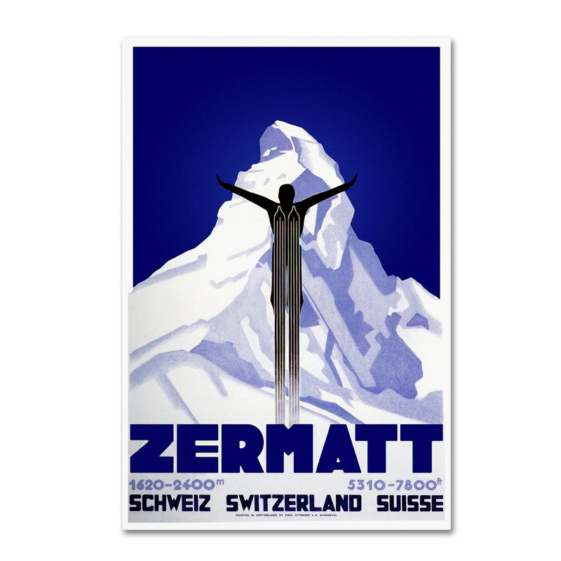« travel 44 », publicité sur toile tendue, H 32 po x l 22 po