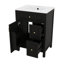 Meuble-lavabo 24 po avec lavabo en céramique, 1 porte à fermeture silencieuse et 2 tiroirs-1475532677