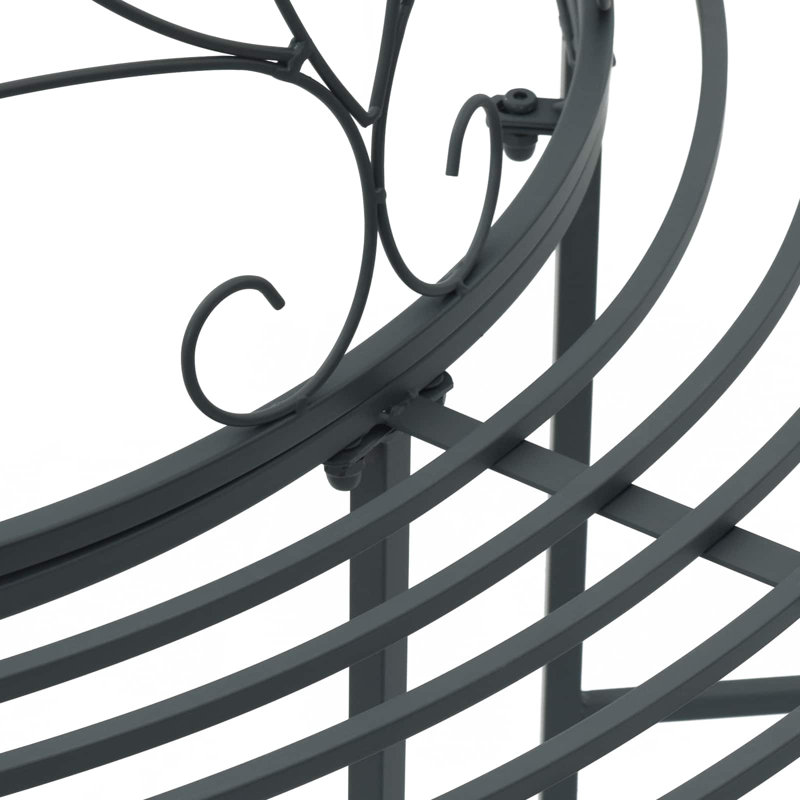 Outdoor Bench, Silver Grey