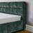 Chenille Upholstered Platform Bed Frame With drawer-1532959114