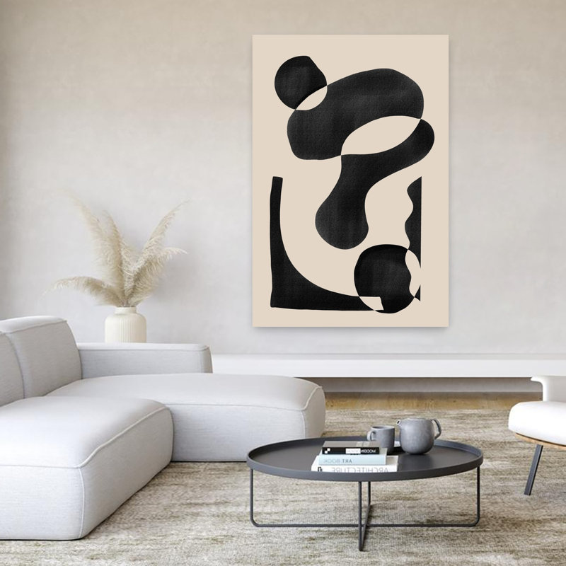 Art contemporain abstrait géométrique, H 60 po x l 40 po