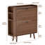 Armoire à chaussures pour hall d'entrée avec 2 tiroirs rabattables-1402133781