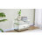  Yolanta Mirrored Asymmetric Nightstand Fully Assembled Beside Table 2-Drawer