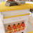 53" Drop-Leaf Countertop Kitchen Cart With Power Outlet And Spice Rack & Towel Rack-401308123