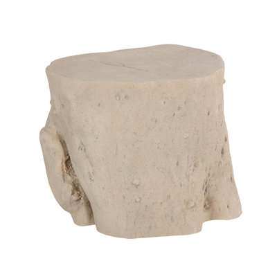 Cast Naturals Log Resin Accent Stool