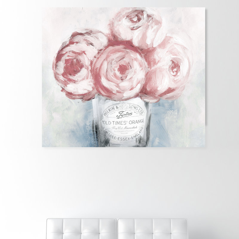 «Peony Jam», impression sur toile tendue, H 24 po x l 30 po, Toile tendue