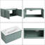 Meuble-lavabo mural simple 35,8 po avec plateau en résine