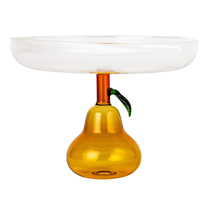Piédestal en verre poire Perfection