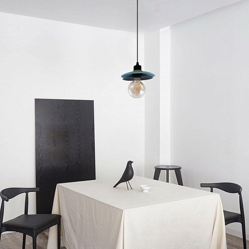 Supen 1 - Light Blue And Black Single Pendant